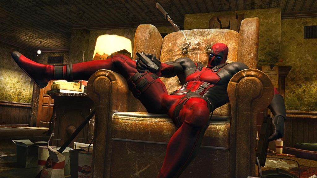 Deadpool is ready for adventure...somewhat.